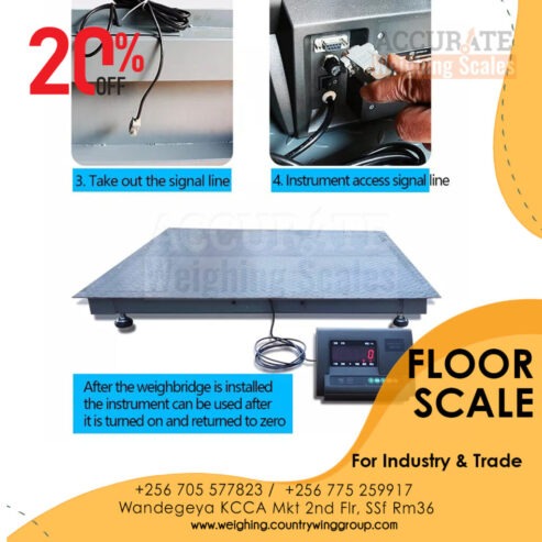 Weight floor weighing scale for industry for sale in Uganda