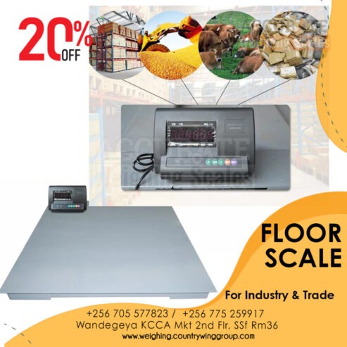 2 Tons Industrial Floor weighing Scale in Kampala Uganda