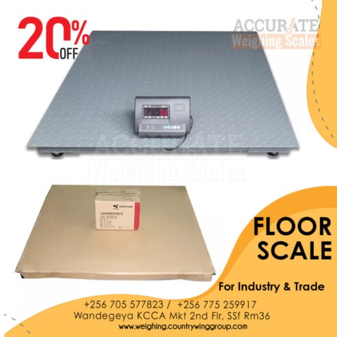 Heavy duty floor scale with foldable ramp in Kampala