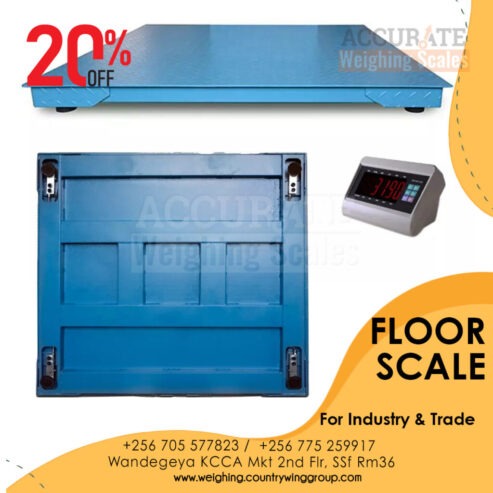 Floor weighing scales double ramps at low cost in Kampala