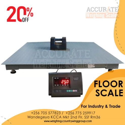 Digital floor scales for industrial weighing in Kampala