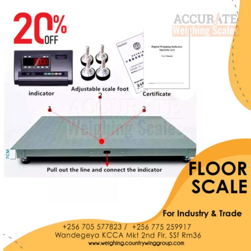 Floor scales for reliable industrial weighing in Kampala Uga