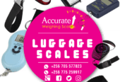 Luggage scales with remote control range of >15m in store