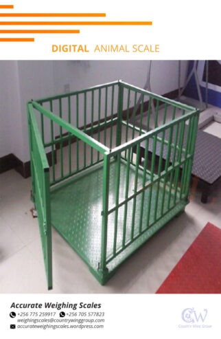 moveable animal weighing scale with optional dry cell