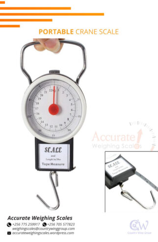 Light duty luggage weighing scale for retail business with a