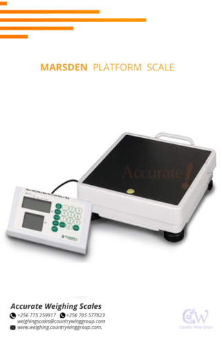 Heavy digital metal industrial platform weighing scales