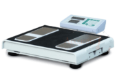 Stable and comfortable surface platform weighing scales