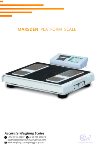 Stable and comfortable surface platform weighing scales