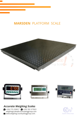 Customized platform scales of various configurations