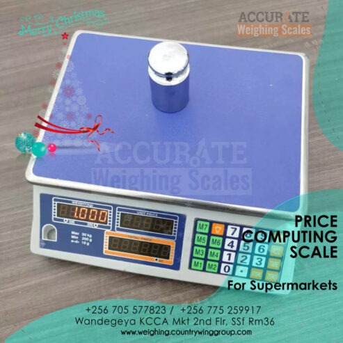 price computing scale with money change function at supplier