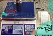 price computing scale with LCD display with backlit