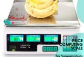 Accurate price computing table top scale with fruit pan