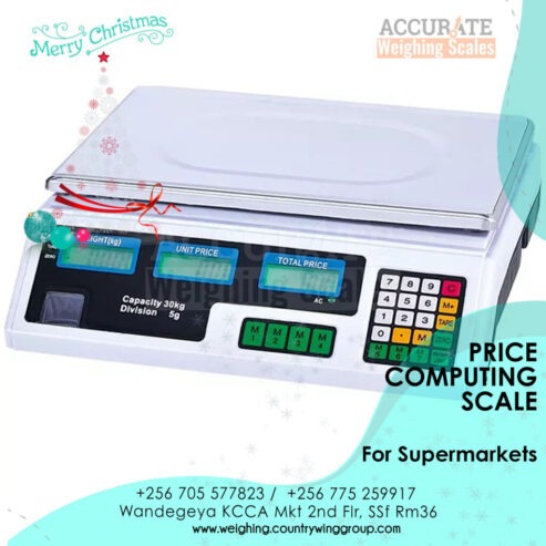 price computing scale at discount price in store Kampala