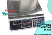 Accurate price computing table top scale with fruit pan