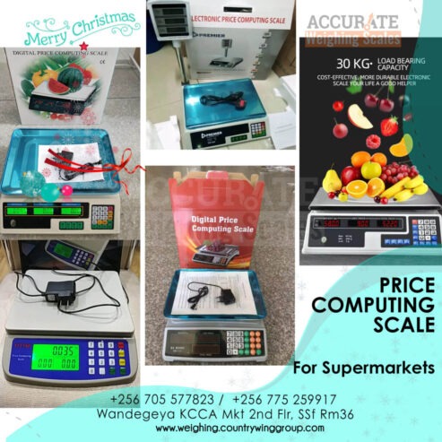 30kg commercial price weighing balance scale in Kampala