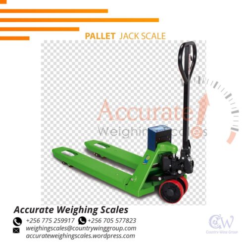 Pallet jacks scales with a platform of 1150x540mm in Lira