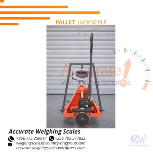 Pallet weighing scales with counting function at supplier