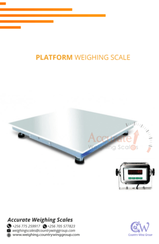 Multi-weigh stainless steel platform weighing scales