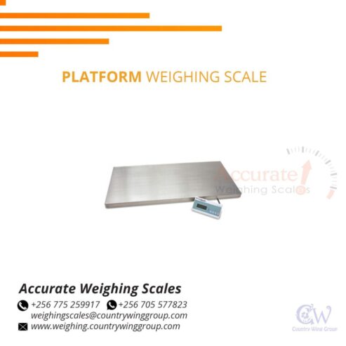 platform scale with single and multi-cell configuration