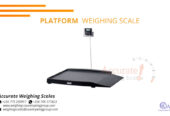 Wholesaler shop with different capacities of platform scales