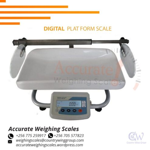 Wholesaler shop with different capacities of platform scales