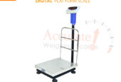 Stable light duty platform weighing scales with a ramp