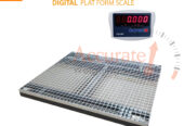 Heavy duty platform scales with switchable buttons