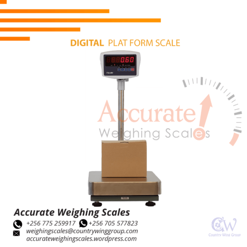 light duty platform scale that come with a bright display.