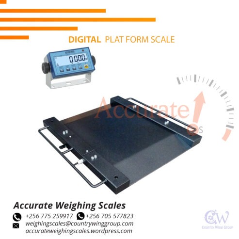 Reability platform weighing scales with operated battery