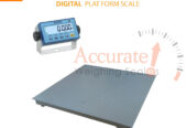 Flat compact designed platform scales with perfect sizes