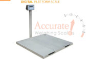 Stable and comfortable surface platform weighing scales