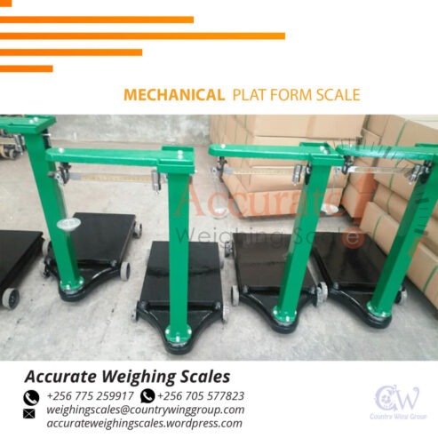 Mechanical platform scale of loose weight type Wandegeya