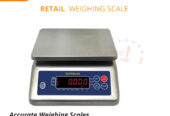 moisture and dirt proof weighing scale with digital display