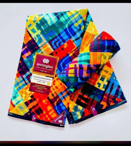 Cotton Wax kitenge Fabric