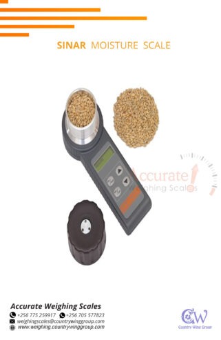 Hand sized grain moisture meters with 470 x 46 mm dimension