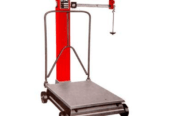 Durable steel yard type platform weighing scales