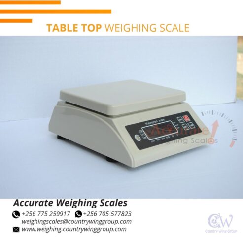 double LED display table top digital weighing scale