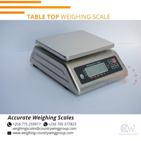 on table balance waterproof weighing scales