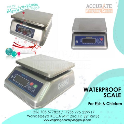 WPS table top scale with calibration settings