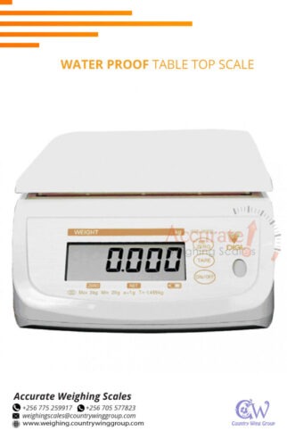 moisture and dirt proof weighing scale with digital display