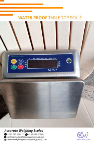 Waterproof weighing scale perfect for fish processing fields