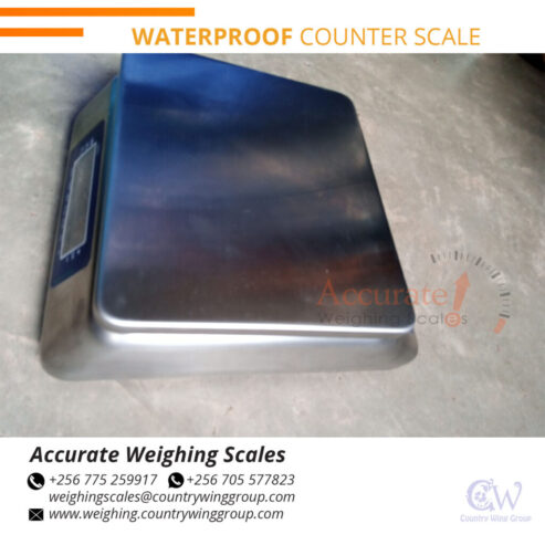 WPS table top scale with calibration settings