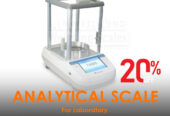 analytical precision laboratory balance with touch screen