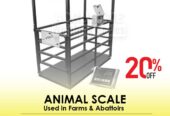 veterinary animal weighing scale with stainless steel cover