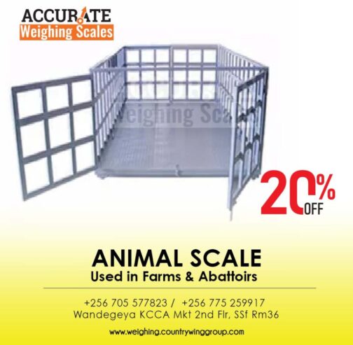 Stainless steel weight indicators of animal weighing scales