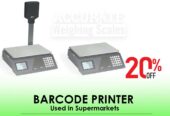 barcode printer scale with editable barcode formats