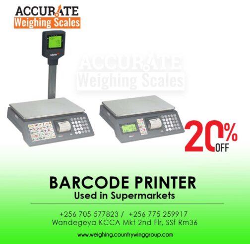 Digital barcode printer Scale for Supermarket in Kampala