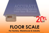 floor scale of two integrated weighing surface