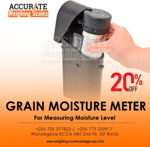 Digital moisture tester for over 25 grain species