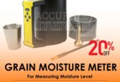 Grain moisture meter with temperature and humidity